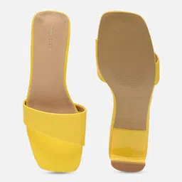 Van Heusen Woman Textured Open Toe Block Heels image 4