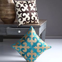 romee Multicolour Embroidred Ethnic Motif 16x16 inches Cushion Cover (2Pc)-picture-3