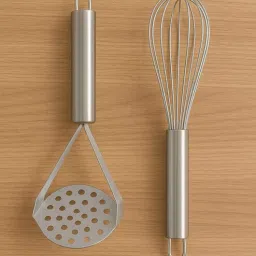 regalo Set of 2 Stainless Steel Egg Whisk and Potato Masher-picture-46