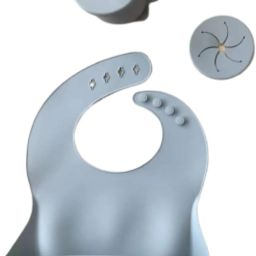 Bib-Suction Cup combo For Babies and Kids - SILICON-image-40