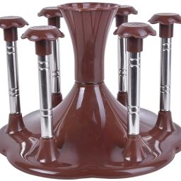 Stylish Glass and Spoon Organiser for Glasses and Cutlery Glass Stand. Plastic Glass Holder-image-19