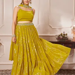 janasya Printed Stitched Lehenga Choli-picture-11
