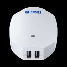 TRAVEL BLUE 2.1 Amp Dual USB Wall Charger (964, White)-12