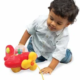My First Aeroplane , Ball Popping Pull Along Toy , Encourages Walking, Balls Popping Sound , 12 Months & Above , Infant and Preschool Toys-image-5