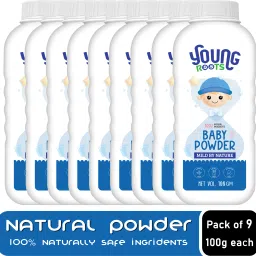 Natural Baby Powder with Neem, Aloe Vera, Derma Tested (Pack of 9)-image-13