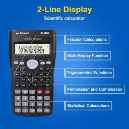 SX -82MS 240 Functions 2nd Gen Non-Programmable Scientific Calculator & 2-line Display ScientificCalculator-16