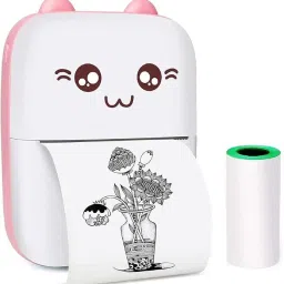URANUS Mini BT Ink-free Black & White with 1 Free roll Thermal Printer-44