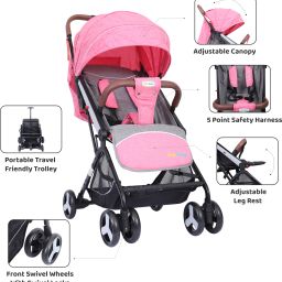 1st step Aura Stroller With Portable Travel Friendly Trolley And Compact Fold Stroller image 3