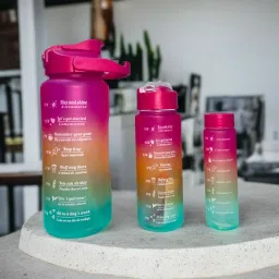 Motivational Water Bottles – Time Marked & Inspiring 2000 ml Water Bottles-6
