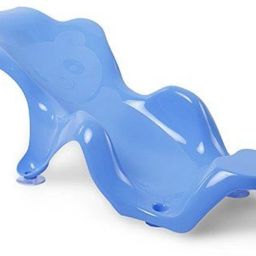 Anti Slip Big Plastic Bath Chair Seat Sling with Non Slip Strong Suction for Bathing with Water,Baby Shower,Bubble Bath Infant Newborn, Few Months Old Toddlers-Blue Baby Bath Seat-image-35