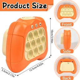 countrylink Fast Push Game, Pop Bubble Fidget Toy Quick Push Light Up Popping Game image 3