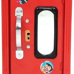 crafthub Almirah Style Coin Box Piggy Bank Gullak for Kids 3 Compartments with 2 Keys Color May Vary (SET OF 2) Safe Locker image 3