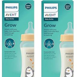 6M+ Grow Baby Feeding Bottle Pack of 2 - 330 ml-image-28