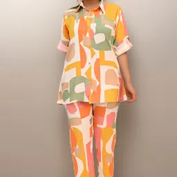neysa Shirt Palazzos Co-ords Set-picture-7