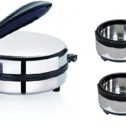 1 Roti Maker With 2 Steel Casserole Combo Pack In Multicolor Roti and Khakra Maker-28