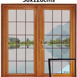Fibre Adults Washable 120 GSM Fiberglass Pre-Stitched Window Mosquito Net-image-32