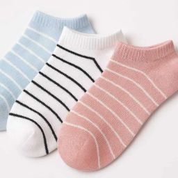Women Self Design Low Cut-image-25