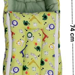 Baby Bedding Set Mattress with Net & Baby Sleeping Bag (0 to 6 Months) (Green) Baby Bedding Set Mattress with Net & Baby Sleeping Bag (0-6 Months) (Green) Crib-image-7