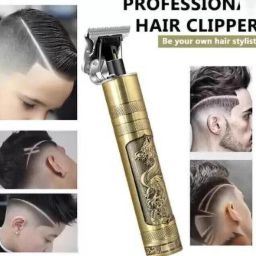 NUVIO Professional Vintage T9 Hair Trimmer Clipper T-Shape Design & Dragon Style G119 Trimmer 120 min Runtime 4 Length Settings-image-1