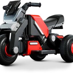 Electric Ride-On Bike with Music Player, LED Light, 6V Battery, Ages 1-4 years Bike Battery Operated Ride On-image-22