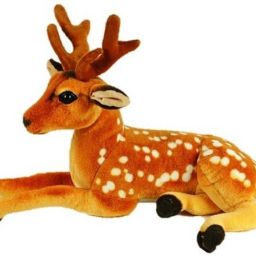 Craft Smith Soft Sitting Deer Toy | Stuffed Plush Huggable & Lovable Toy - 32 cm-image-80