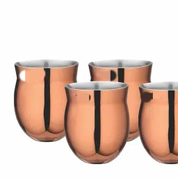 Pack of 4 Stainless Steel Tea/Coffee Cups 200 ML-image-4