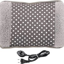 Electric Hot Water Bag with Auto Power Cut-off Heating Bag Pain Relief Leak Proof Feature Hot Water Bag Velvet Water Bag 1 L Hot Water Bag-image-39