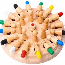 Wooden Memory Chess Game for Kids-7