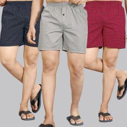 Pack of 3 Solid Men Boxer-image-46