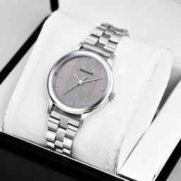 provogue Contemporary Silver Case Featuring Rich Grey Display Analog Watch - For Women PR-LR016-GRY-CH-picture-41