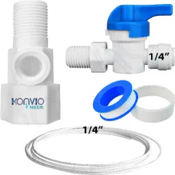 Plastic Inlet Valve/1/4" (6mm) Push Fit Connection For RO Water Purifier Hose Connector-picture-27