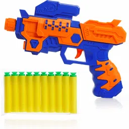 Hi-Arm Blaster Soft Bullet Gun, Included 10 Dart for Kids || Age - 3+ Years Guns & Darts-image-82