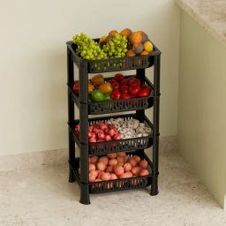 Plastic Kitchen Trolley-23