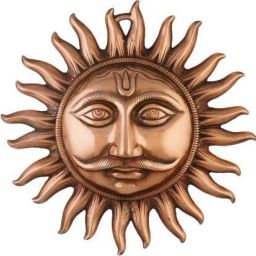wall Hanging Sun Surya Idol for Vastu, Good Luck, Success and Prosperity for Brass Yantra-image-34