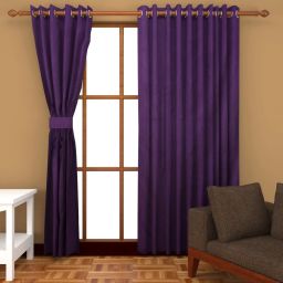 213 cm (7 ft) Polyester Semi Transparent Door Curtain (Pack Of 2)-18