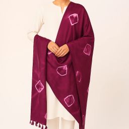 Viscose Blend Printed Red Women Dupatta-image-92