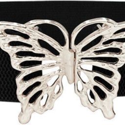 Women Casual, Evening, Formal, Party Black Fabric Belt-image-49