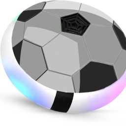 Indoor Hover Football | Electric Floating Air Soccer Ball with LED Lights Football - Size: 1-image-7