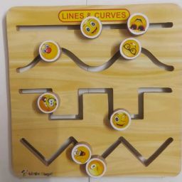 LINES AND CURVES MAZE PUZZLE Educational Board Games-image-72