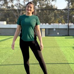 Women Solid Round Neck Polyester Green T-Shirt-image-78