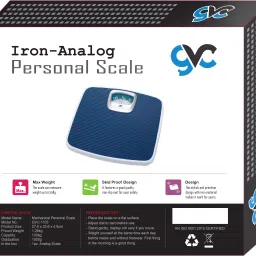 GVC Iron-Analog Personal Weighing Scale image 4