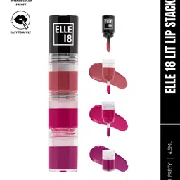 ELLE 18 Lit Lip Stack 3-in-1 Lipstick 4.5ml - After Party-55