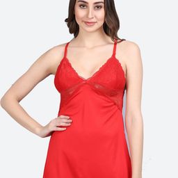 Fleurt Shoulder Straps Lace Detail Baby Doll-image-64