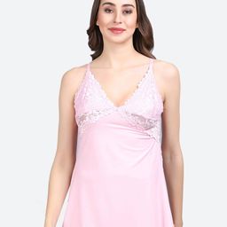 Fleurt Shoulder Straps Lace Detail Baby Doll-image-58