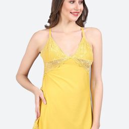Fleurt Shoulder Straps Lace Baby Doll  & Briefs-image-56