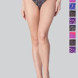 LYRA Pack Of 9 Assorted Anti-Odour Mid-Rise Bikini Briefs-image-55