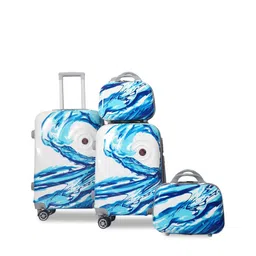 Polo Class Set Of 4 Printed Hard-Sided Trolley Suitcases-31