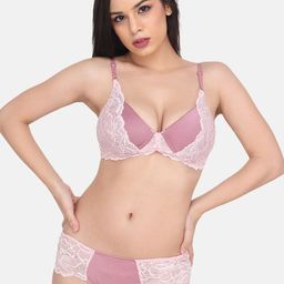 CURWISH Colourblocked Lace Mid-Rise Boy Shorts-image-36