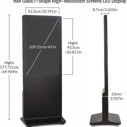 LIMEBERRY Digital Signage Standee Projector Screen Kiosk Advertisement Machine Product Size 70" Height x 24" Width 109.22 cm (43 inch) Full HD LED Backlit IPS Panel Monitor (LB431-IUH) image 3