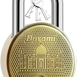 Taj 65mm Lock | Round | Anti-Rust | 8 Levers | Dual Safety | Pack of 1 Padlock-image-5